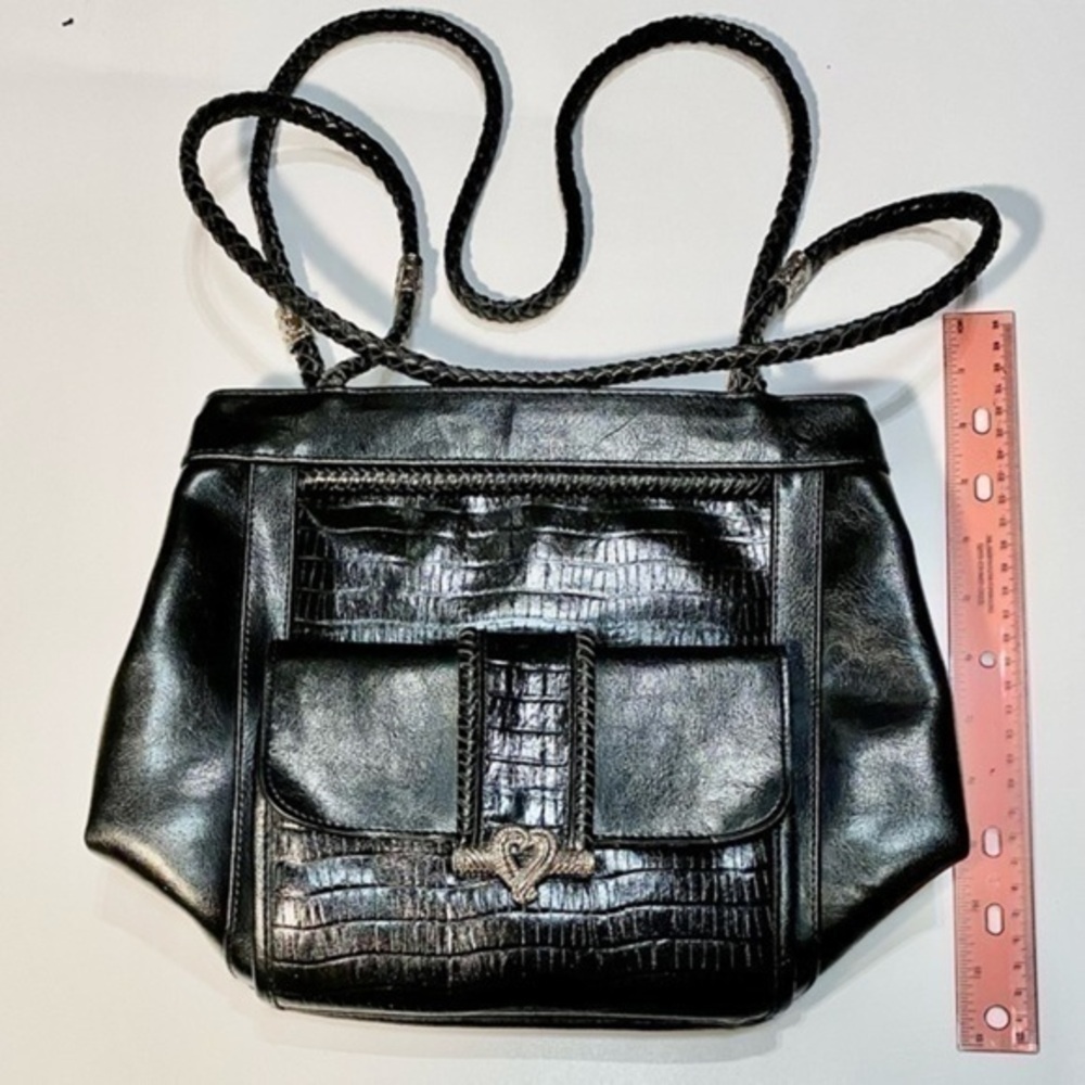 Women's Shoulder Bag with Braided Strap